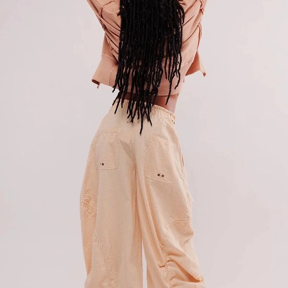 NWT Free People Outta Sight Parachute Pants Size L - Picture 5 of 8